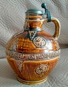 Stary buklak na wino, kamionka 