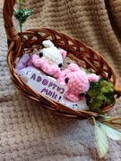 Szydełkowe breloki ośmiornice 