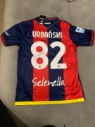 Koszulka Bologna Kacper Urbański z autografem 