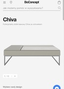 Stolik kawowy Boconcept biały