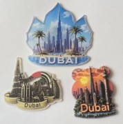 Magnes na lodówkę akrylowy Dubai ZEA Zjednoczone Emiraty Arabskie (44)