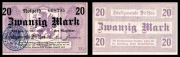 Tczew - Dirschau, Stadt, 15.11.1918, 20 Mk (Geiger 104.04)