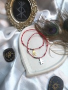 Nitka ochronna - amulet złoty 