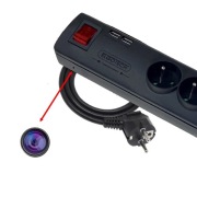 UKRYTA MINI KAMERA WIFI W LISTWIE ZASILAJĄCEJ Z APLIKACJĄ NA TELEFON ONLINE