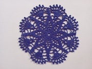 NOWA Serwetka bawełniana - 18 cm - Fioletowa