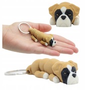 Breloczek 3D w kształcie pieska – Boxer