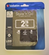 Verbatim przenośny dysk HDD USB 3.0 2TB