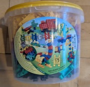 Klocki CLICS w pudełku - zestaw 175 elementów 