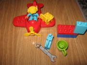 Lego, duplo- Samolot,warsztat, lotnisko 10908- komplet