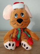 Maskotka pluszak myszka świąteczna Boże Narodzenie