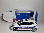 Renault Clio Police Francja policja bburago burago 1 43 
