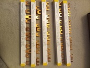 Szyna widełkowa 3fazy 63A. 5 sztuk