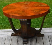 Antyczny okrągły stół lite drewno
