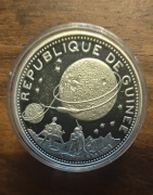 250 Franków 1969 r, Republika Gwinei, Ag, Czyste srebro.