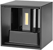 Lampa elewacyjna 6W LED nowoczesny regulowany kinkiet antracyt zewnętrzny