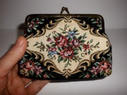 Portmonetka Gobelinowa Vintage 