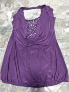 Fioletowa bluzka z cekinami