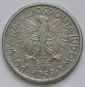Polska 2 złote 1958 - kłosy i jagody