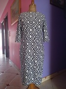 Sukienka w kwadraty, rozmiar 46, XL nowa