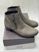 Buty damskie zimowe szare rozmiar 35