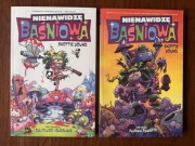 Dwa pierwsze tomy serii komiksów Nienawidzę Baśniowa