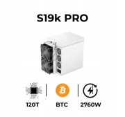 Koparka Bitmain Antminer S19k PRO 120th. Nowa gwarancja rok 