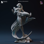 Figurka druk 3D żywica " Emma Frost - Marvel Rivals - F1441 " - 254 mm