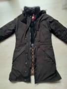 Długa brazowa kurtka Wellensteyn r.S