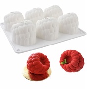 Silikonowa forma w kształcie maliny (do deserów i do świeczek)