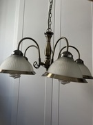 vintage lampa do wisząca na 5 żarówek