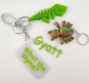 Brelok zestaw: What the sigma?, Gyatt, Dinozaur, Pająk OKAZJA 