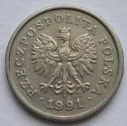 Polska 50 groszy 1991 - fan