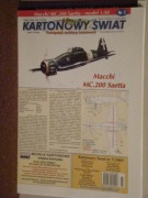 Kartonowy Świat Macchi MC.200 Saetta  1:50                   