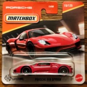 MATCHBOX 2025 MODEL AUTKO Porsche 918 Spyder 15/125 JBR80