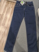 Jeansy damskie nowe granatowe rozmiar 29