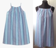 Benetton letnia sukienka midi w paski 13 14 lat