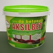 FARBA AKSILBET DO BETONU,OGRODZEŃ,FIGUR CZARNA 10L