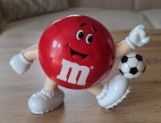 Figurka retro 1991 cukierek czerwony M&Ms pudełko pojemnik