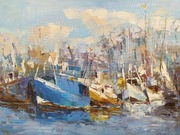 PORT- Krzysztof Banach, obraz olejny