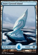Snow-Covered Island Magic: the Gathering MtG