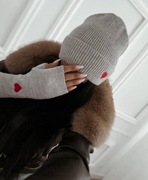 KOMPLET CZAPKA PLUS RĘKAWICZKI BEZ PALCÓW 