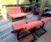 Sofa + 2 Fotele ogrodowe Kontiki