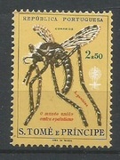 Wyspy Św. Tomasza i Ks. 1962 Mi 391 walka z malarią, owady, komar**czyste