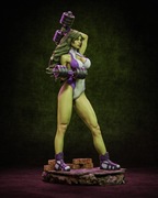 She-Hulk Marvel Komiks Figurka 36cm 1/6 Ręcznie Malowana Z1