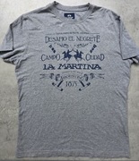 La Martina koszulka męska szara M t-shirt polo