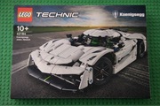 LEGO 42184 Technic Biały hipersamochód Koenigsegg Jesko Absolut