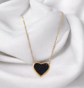 Naszyjnik Czarne serce 