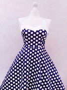 Sukienka pin up retro styl lata 80 strój tematyczny party PRL przebranie