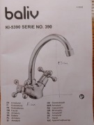 Bateria umywalkowa srebrna baliv ki-5390 serie no.390 