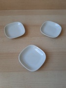 3 vintage małe miseczki porcelanowe na sos sojowy imbir marynowany Japonia 